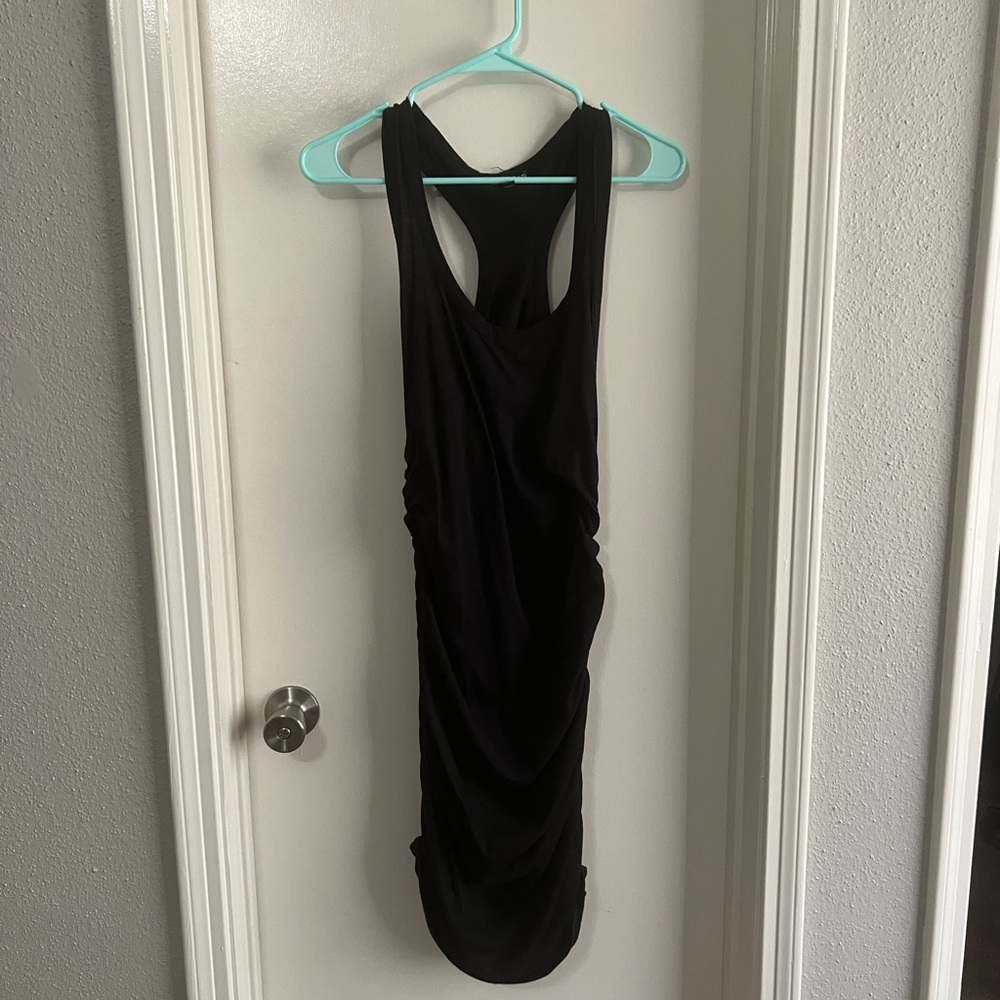 Express Racerback Scrunch Cotton Dress